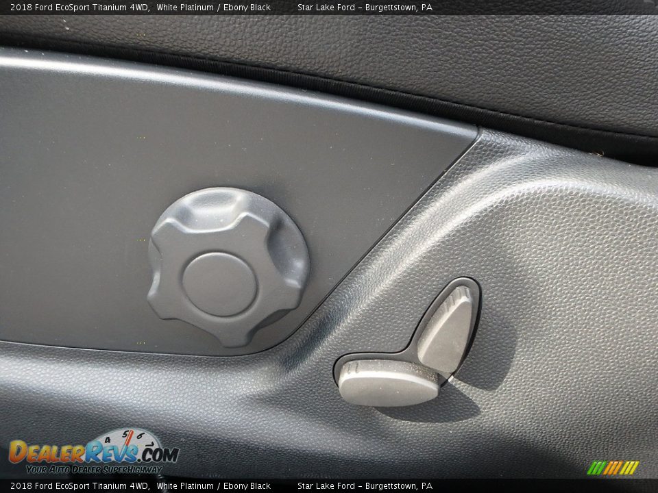 2018 Ford EcoSport Titanium 4WD White Platinum / Ebony Black Photo #15