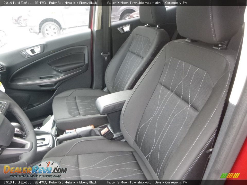 2019 Ford EcoSport SE 4WD Ruby Red Metallic / Ebony Black Photo #11