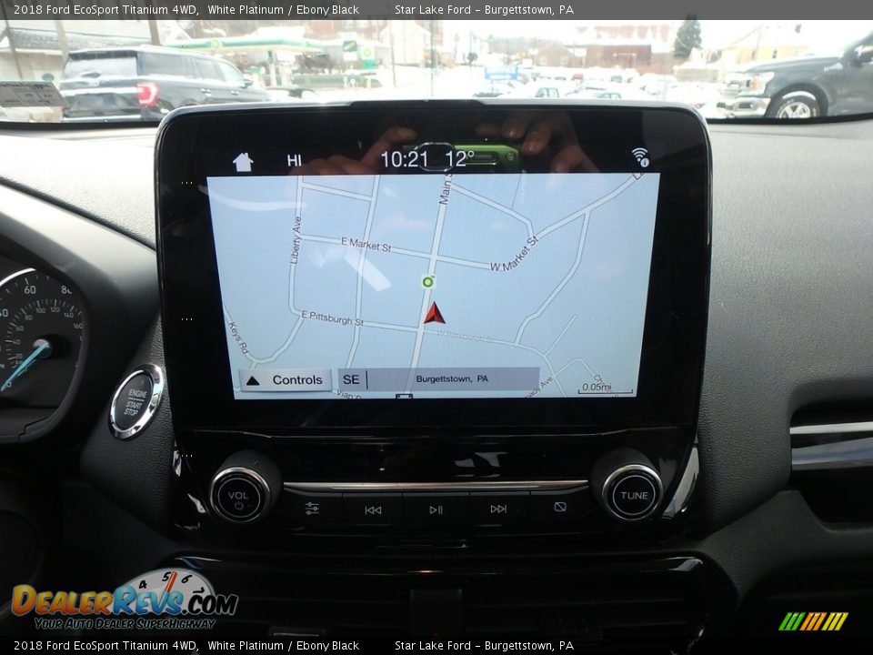 2018 Ford EcoSport Titanium 4WD White Platinum / Ebony Black Photo #17