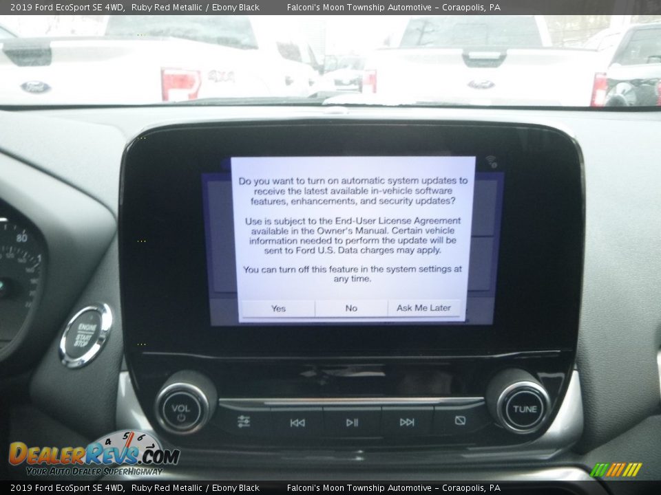 2019 Ford EcoSport SE 4WD Ruby Red Metallic / Ebony Black Photo #14