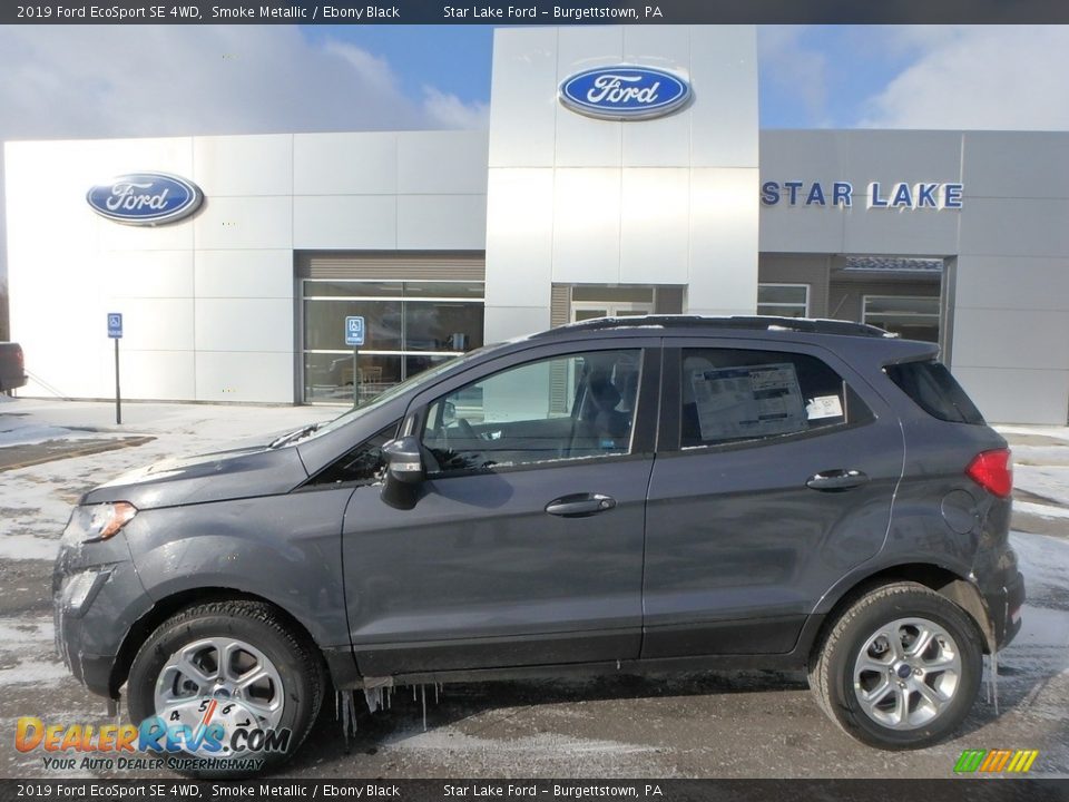 2019 Ford EcoSport SE 4WD Smoke Metallic / Ebony Black Photo #1
