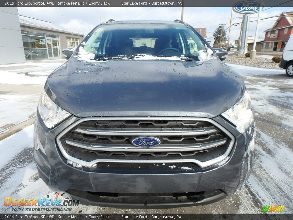 2019 Ford EcoSport SE 4WD Smoke Metallic / Ebony Black Photo #2
