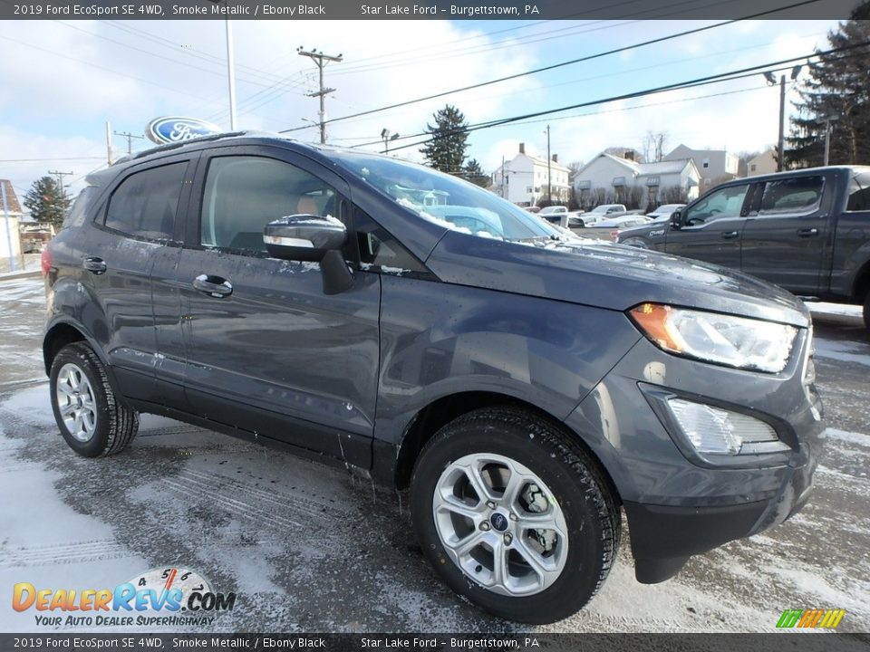 2019 Ford EcoSport SE 4WD Smoke Metallic / Ebony Black Photo #3