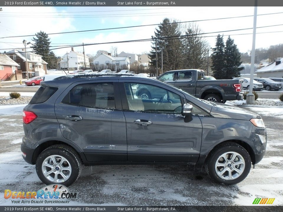 2019 Ford EcoSport SE 4WD Smoke Metallic / Ebony Black Photo #4