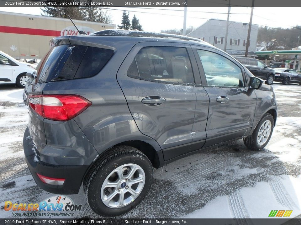2019 Ford EcoSport SE 4WD Smoke Metallic / Ebony Black Photo #5