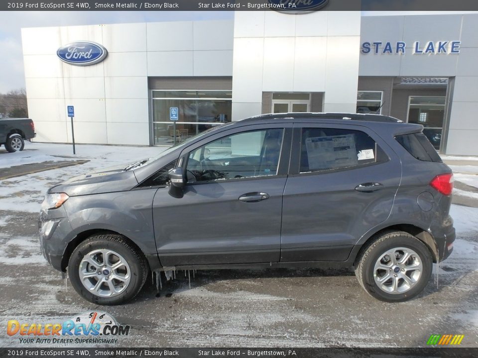 2019 Ford EcoSport SE 4WD Smoke Metallic / Ebony Black Photo #9