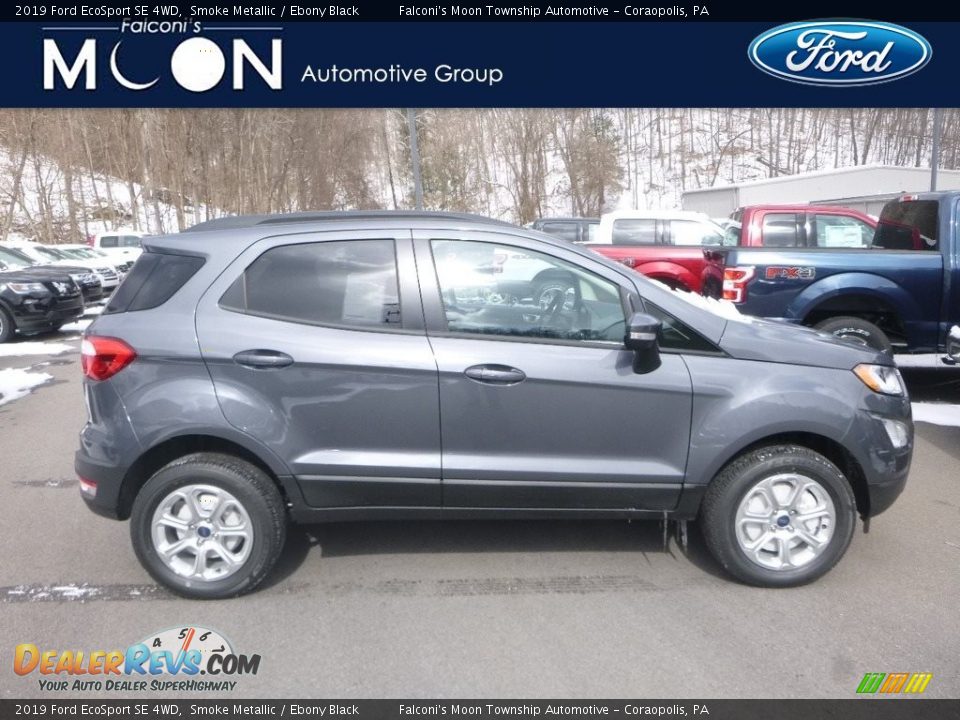 2019 Ford EcoSport SE 4WD Smoke Metallic / Ebony Black Photo #1