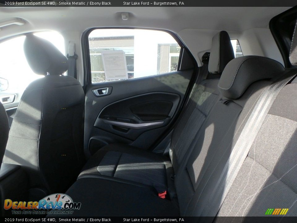 2019 Ford EcoSport SE 4WD Smoke Metallic / Ebony Black Photo #11