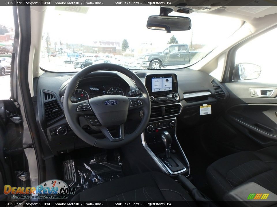 2019 Ford EcoSport SE 4WD Smoke Metallic / Ebony Black Photo #12