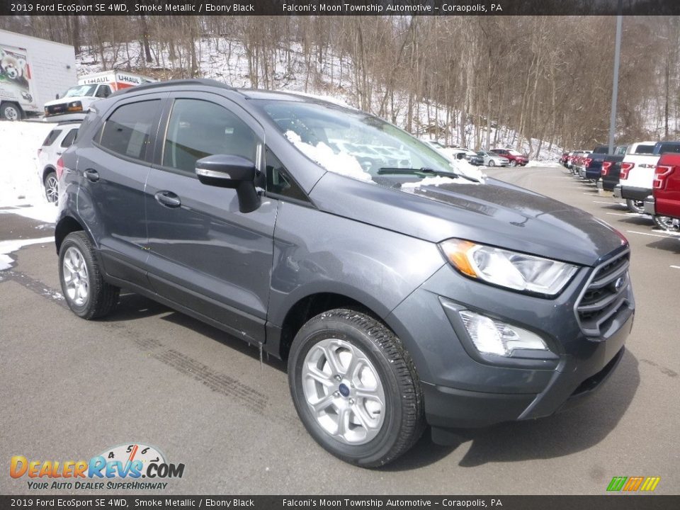 2019 Ford EcoSport SE 4WD Smoke Metallic / Ebony Black Photo #3