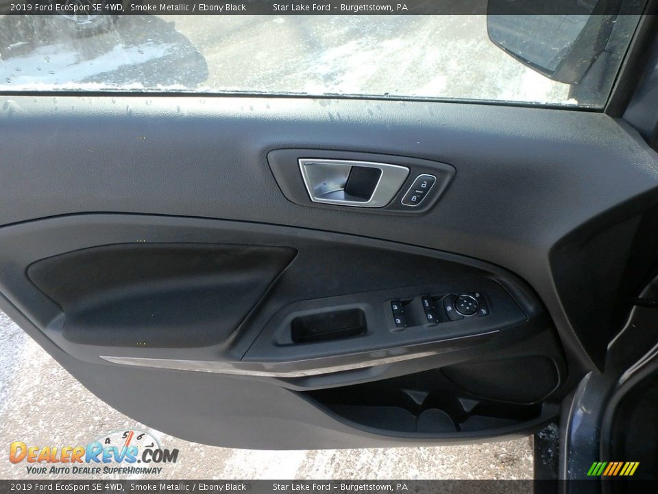 2019 Ford EcoSport SE 4WD Smoke Metallic / Ebony Black Photo #13