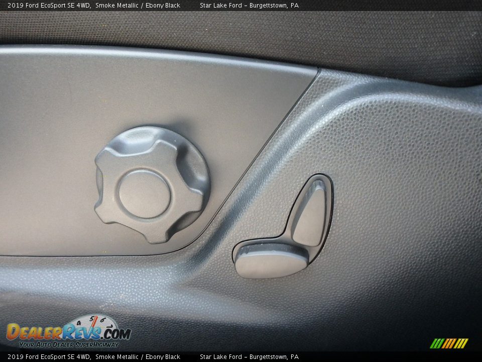 2019 Ford EcoSport SE 4WD Smoke Metallic / Ebony Black Photo #14