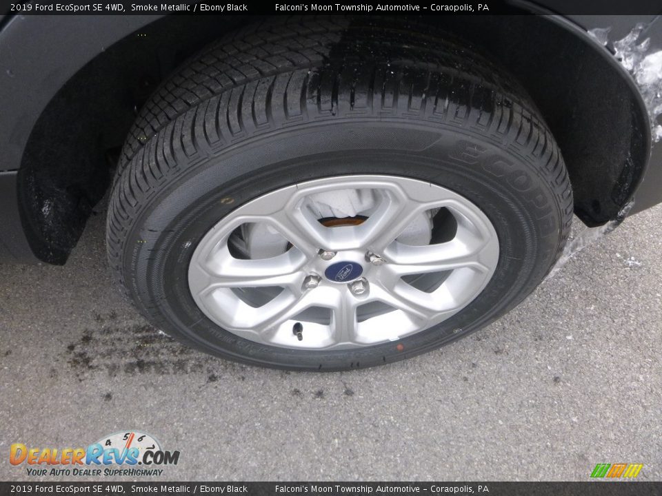 2019 Ford EcoSport SE 4WD Smoke Metallic / Ebony Black Photo #7