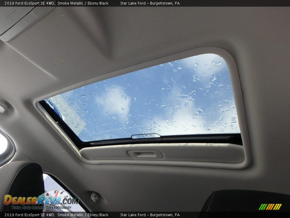 2019 Ford EcoSport SE 4WD Smoke Metallic / Ebony Black Photo #16