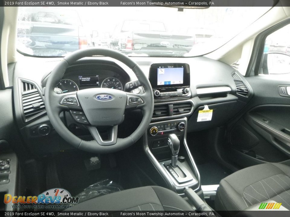 2019 Ford EcoSport SE 4WD Smoke Metallic / Ebony Black Photo #9