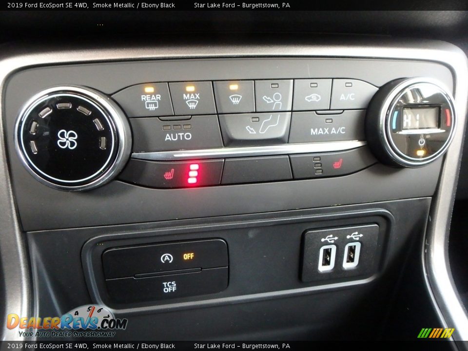 2019 Ford EcoSport SE 4WD Smoke Metallic / Ebony Black Photo #19