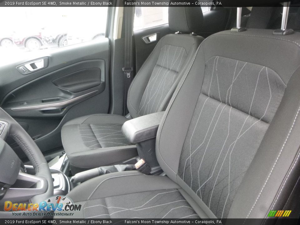 2019 Ford EcoSport SE 4WD Smoke Metallic / Ebony Black Photo #11