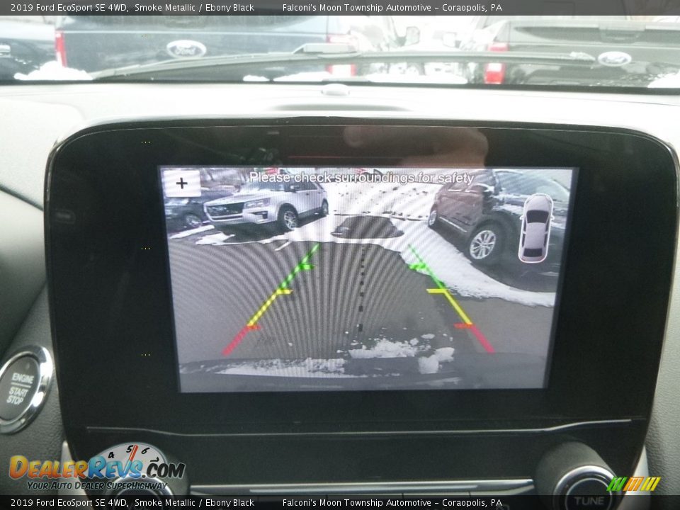 2019 Ford EcoSport SE 4WD Smoke Metallic / Ebony Black Photo #14