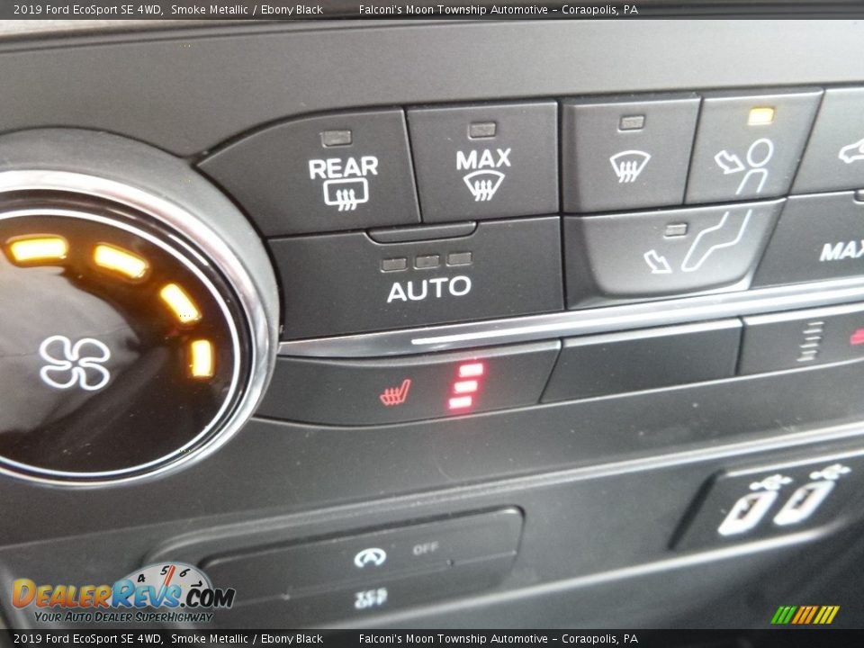 2019 Ford EcoSport SE 4WD Smoke Metallic / Ebony Black Photo #15