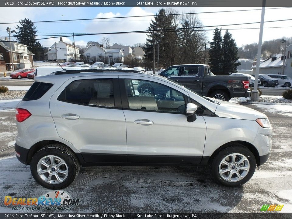 2019 Ford EcoSport SE 4WD Moondust Silver Metallic / Ebony Black Photo #4
