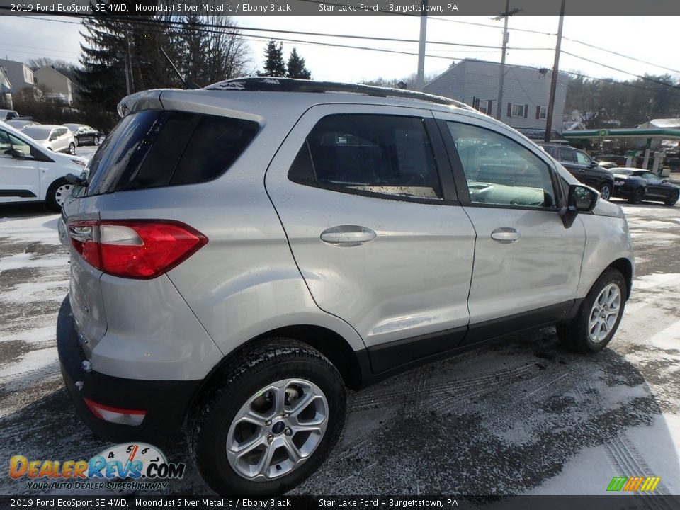 2019 Ford EcoSport SE 4WD Moondust Silver Metallic / Ebony Black Photo #5