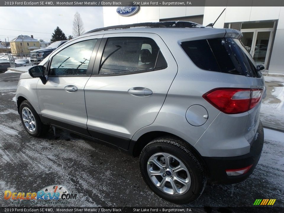2019 Ford EcoSport SE 4WD Moondust Silver Metallic / Ebony Black Photo #8
