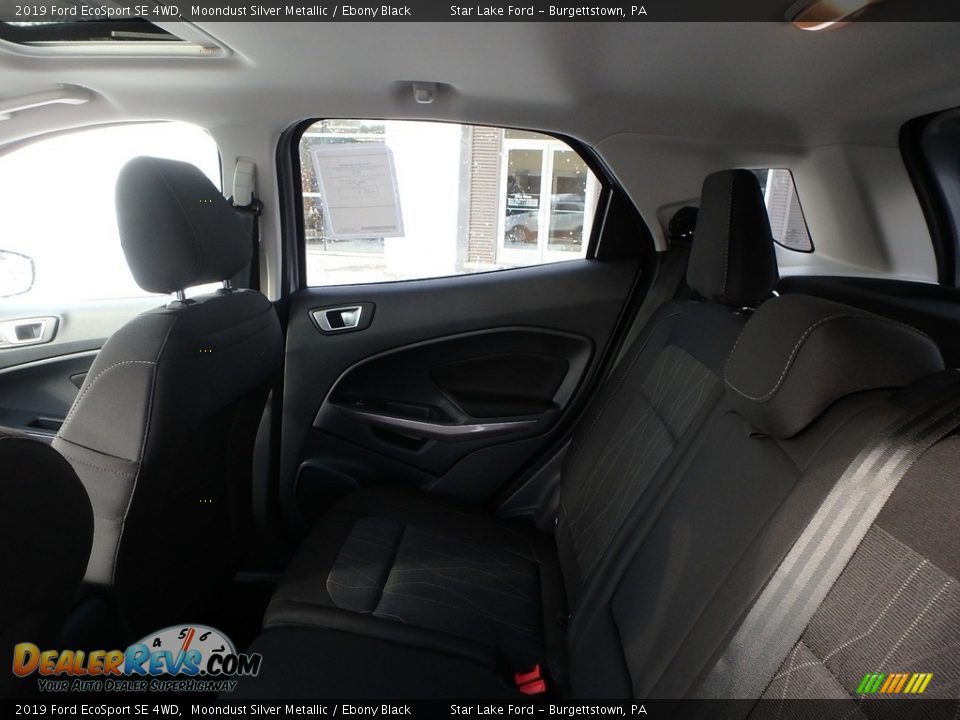 2019 Ford EcoSport SE 4WD Moondust Silver Metallic / Ebony Black Photo #11