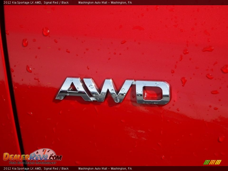 2012 Kia Sportage LX AWD Signal Red / Black Photo #4