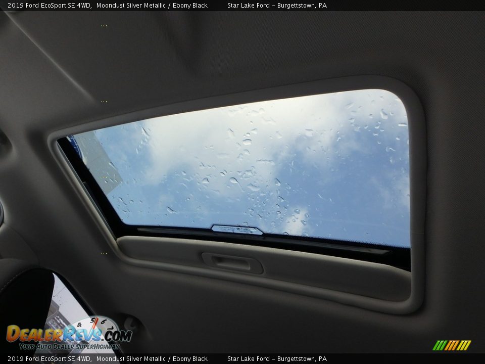 2019 Ford EcoSport SE 4WD Moondust Silver Metallic / Ebony Black Photo #16