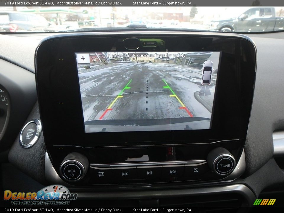 2019 Ford EcoSport SE 4WD Moondust Silver Metallic / Ebony Black Photo #18