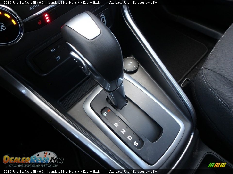 2019 Ford EcoSport SE 4WD Moondust Silver Metallic / Ebony Black Photo #20