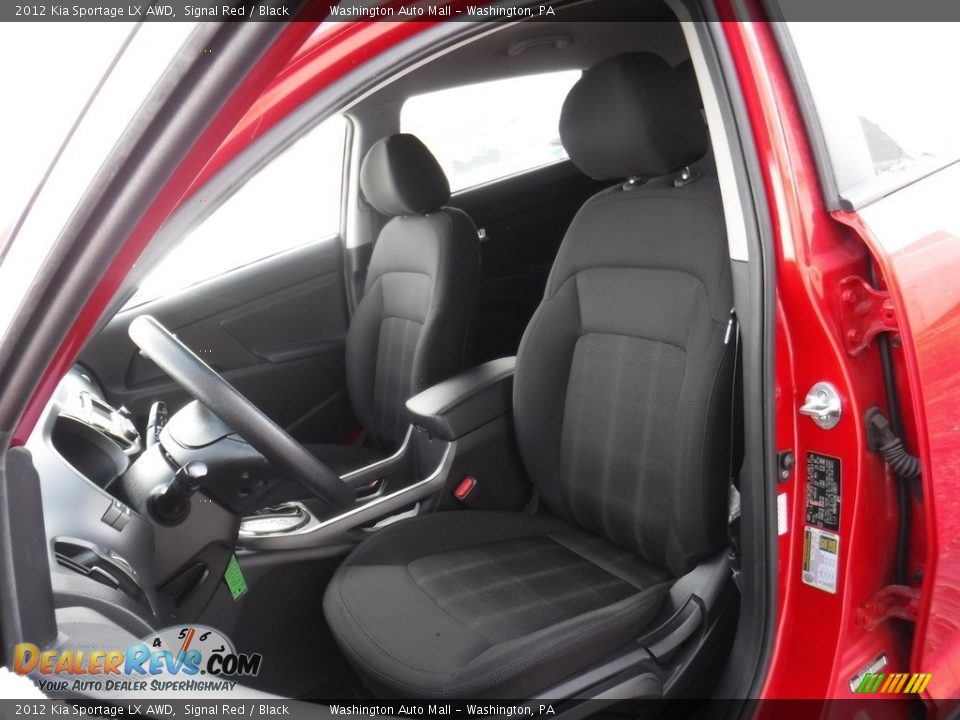 2012 Kia Sportage LX AWD Signal Red / Black Photo #14