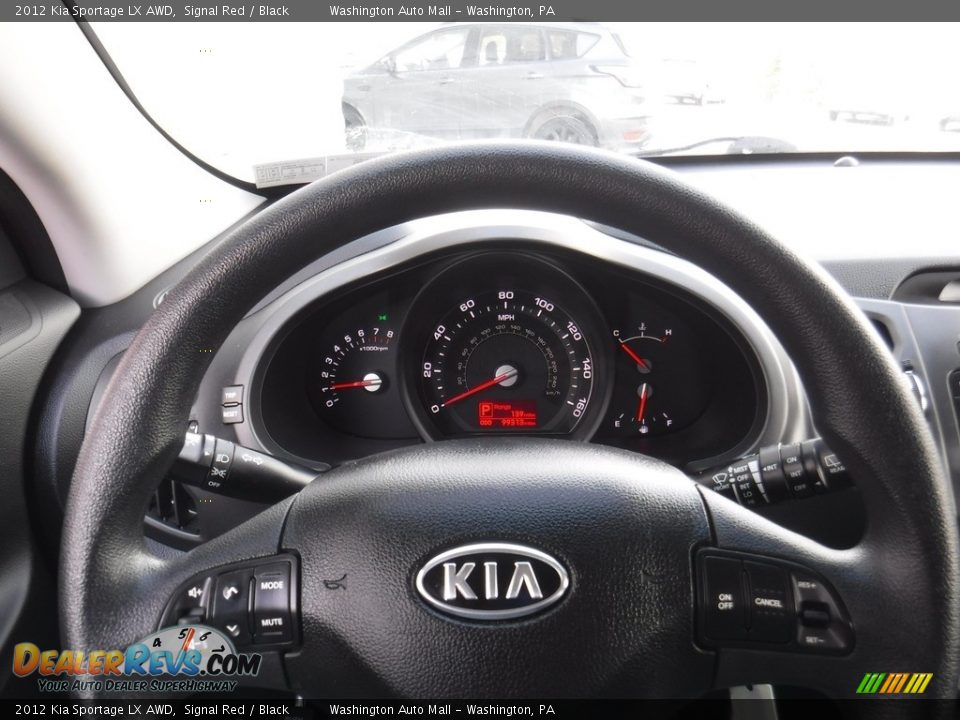 2012 Kia Sportage LX AWD Signal Red / Black Photo #20
