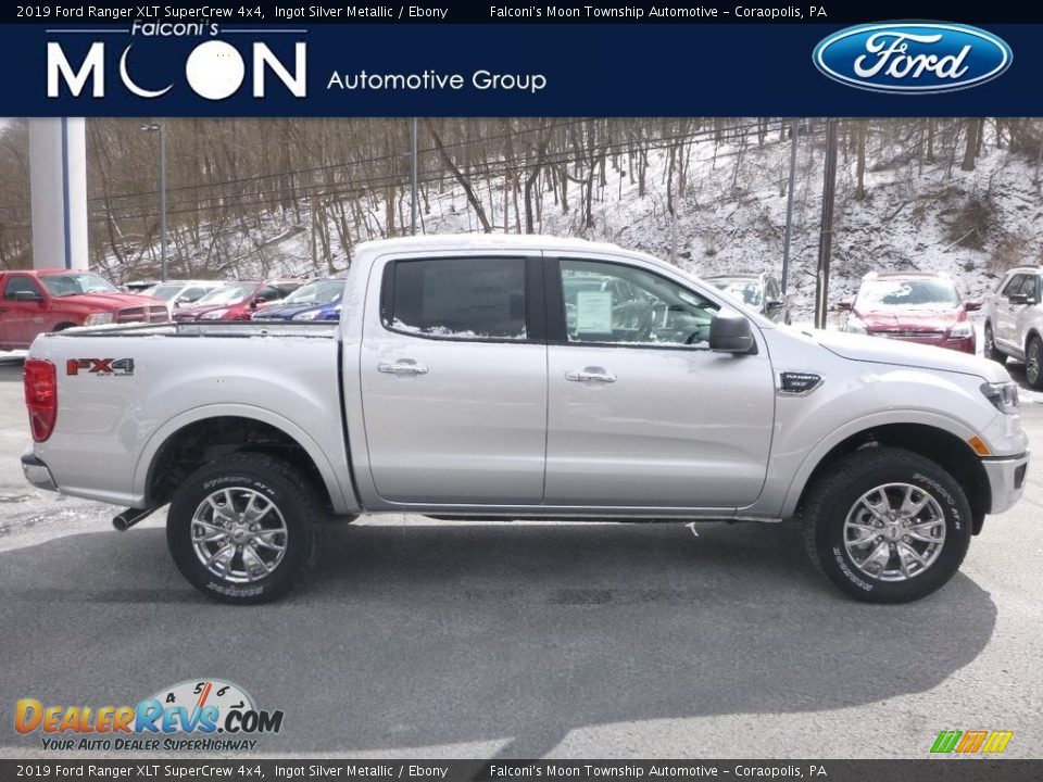 2019 Ford Ranger XLT SuperCrew 4x4 Ingot Silver Metallic / Ebony Photo #1