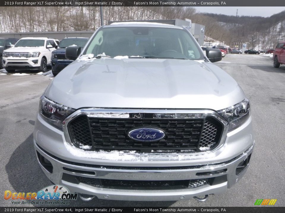 2019 Ford Ranger XLT SuperCrew 4x4 Ingot Silver Metallic / Ebony Photo #4