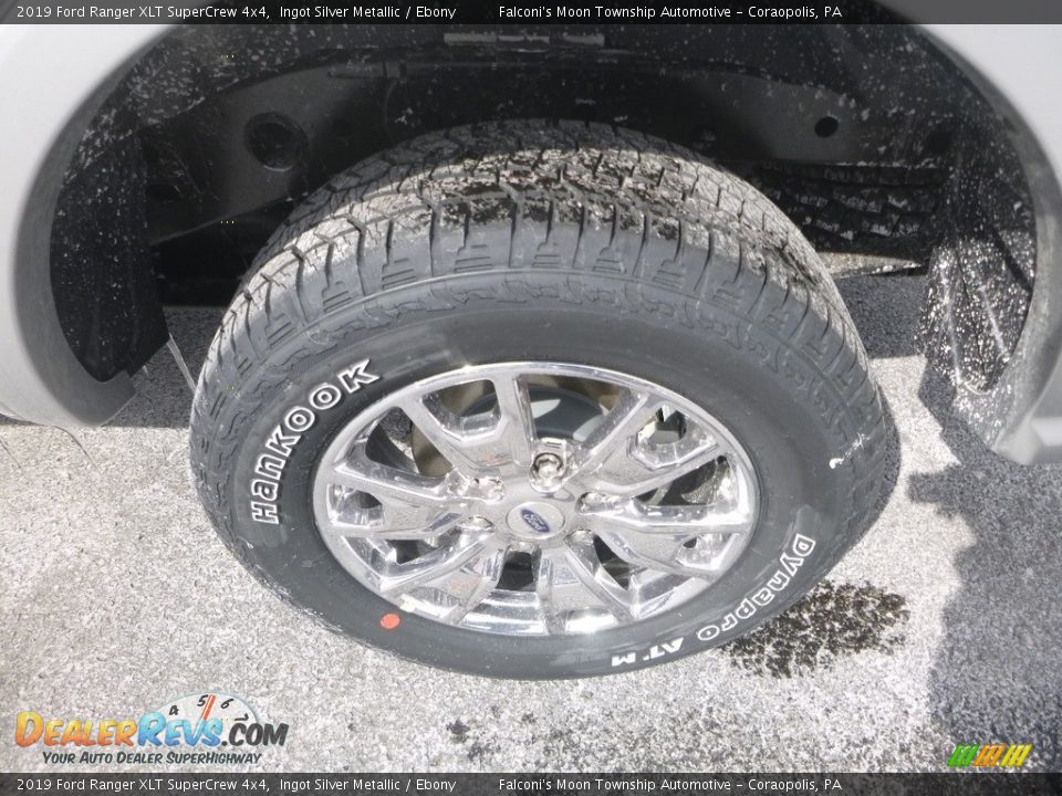 2019 Ford Ranger XLT SuperCrew 4x4 Ingot Silver Metallic / Ebony Photo #7