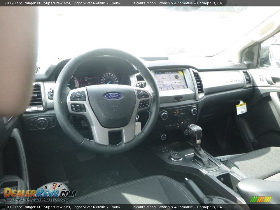 2019 Ford Ranger XLT SuperCrew 4x4 Ingot Silver Metallic / Ebony Photo #9