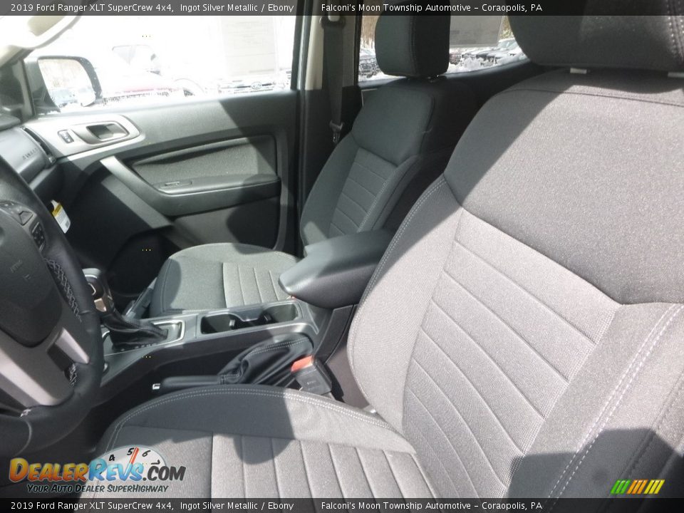 2019 Ford Ranger XLT SuperCrew 4x4 Ingot Silver Metallic / Ebony Photo #10