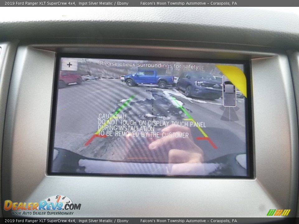 2019 Ford Ranger XLT SuperCrew 4x4 Ingot Silver Metallic / Ebony Photo #14