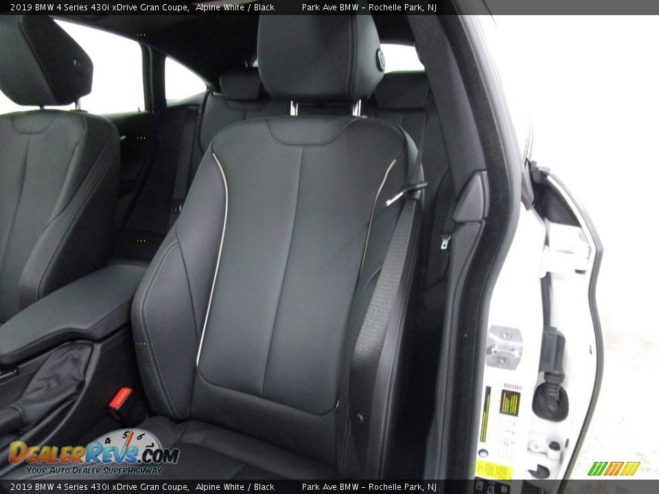 2019 BMW 4 Series 430i xDrive Gran Coupe Alpine White / Black Photo #6