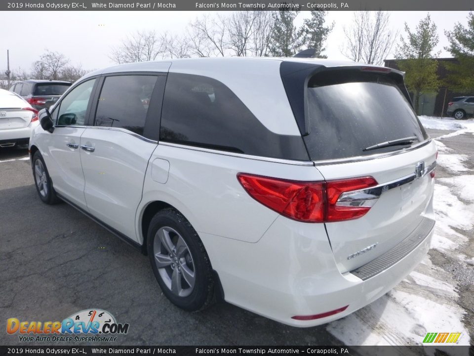 2019 Honda Odyssey EX-L White Diamond Pearl / Mocha Photo #2