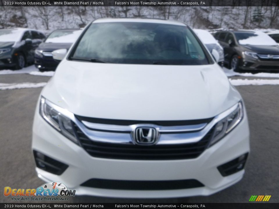 2019 Honda Odyssey EX-L White Diamond Pearl / Mocha Photo #6