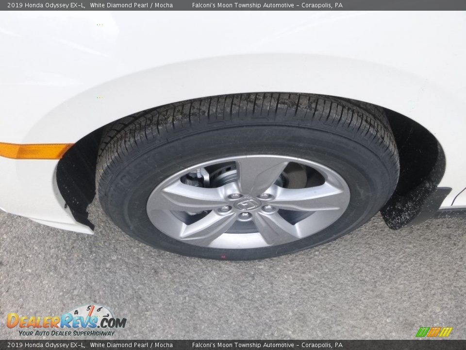 2019 Honda Odyssey EX-L White Diamond Pearl / Mocha Photo #7