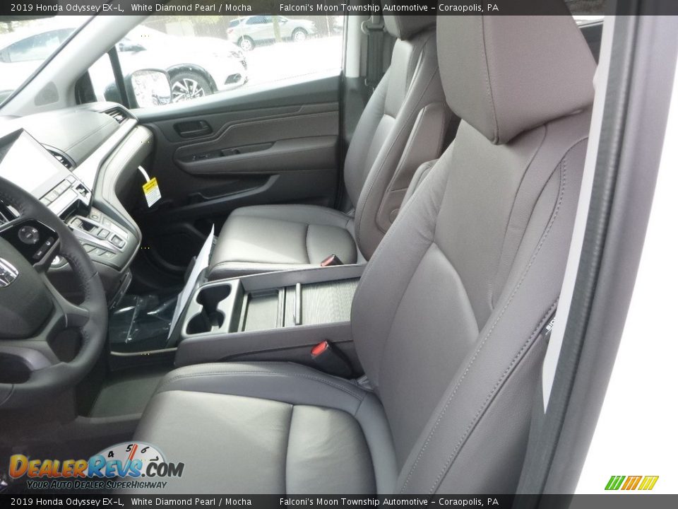 2019 Honda Odyssey EX-L White Diamond Pearl / Mocha Photo #9