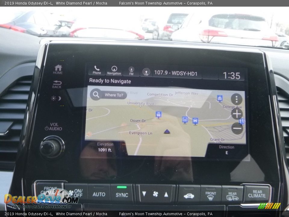 2019 Honda Odyssey EX-L White Diamond Pearl / Mocha Photo #13