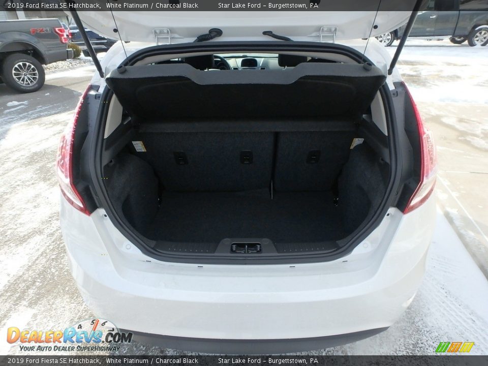 2019 Ford Fiesta SE Hatchback White Platinum / Charcoal Black Photo #7