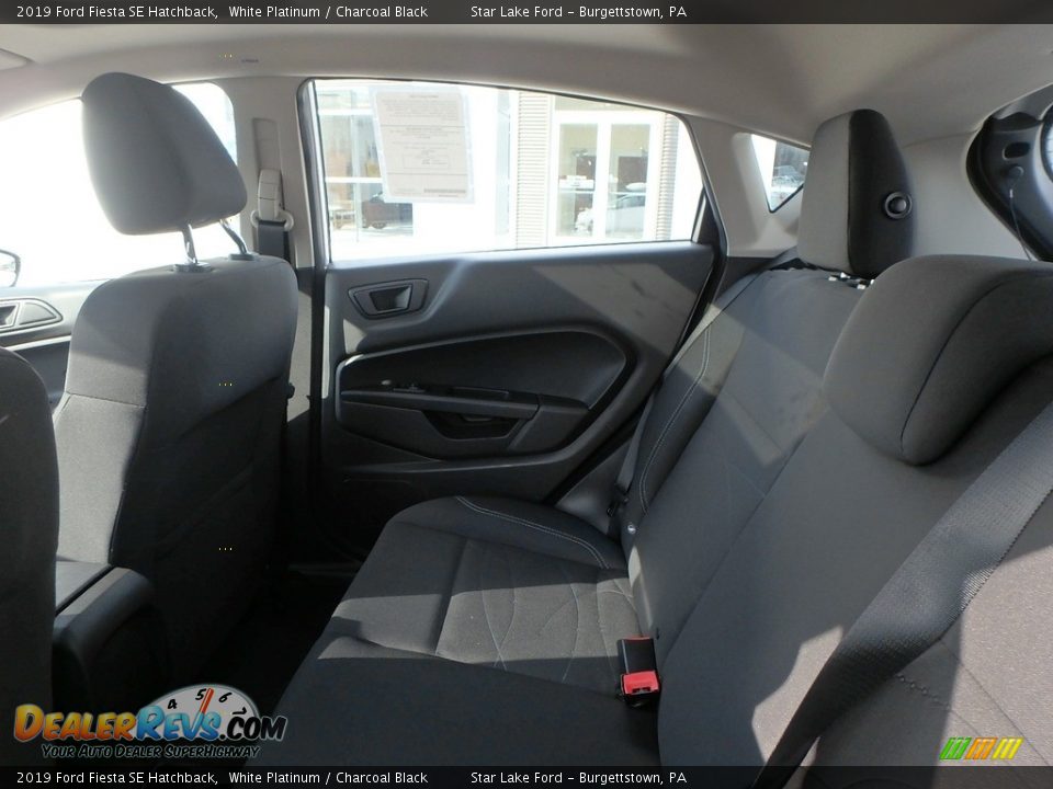 2019 Ford Fiesta SE Hatchback White Platinum / Charcoal Black Photo #11