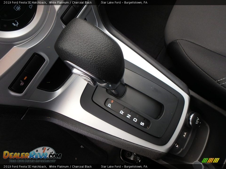 2019 Ford Fiesta SE Hatchback White Platinum / Charcoal Black Photo #18