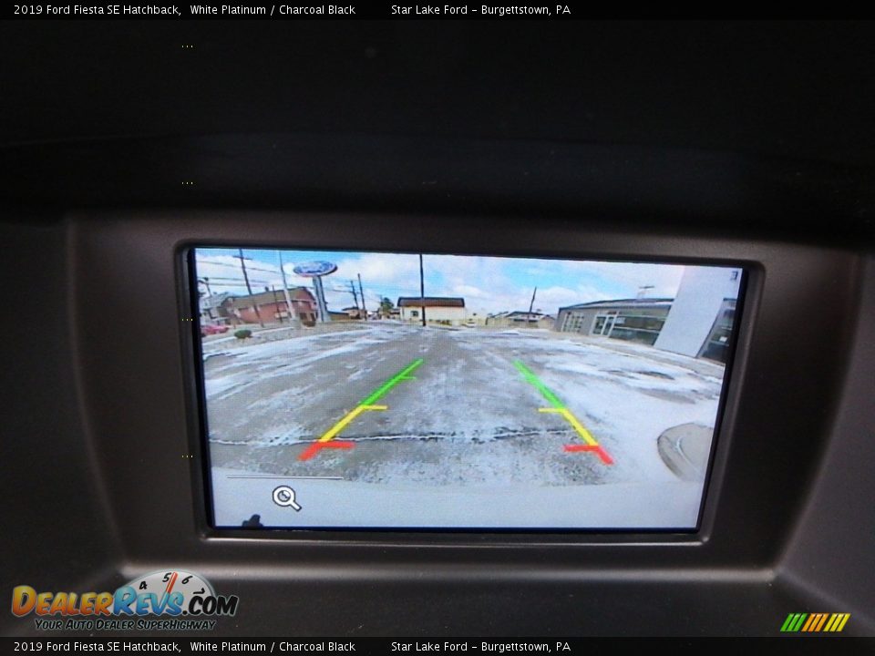 2019 Ford Fiesta SE Hatchback White Platinum / Charcoal Black Photo #20