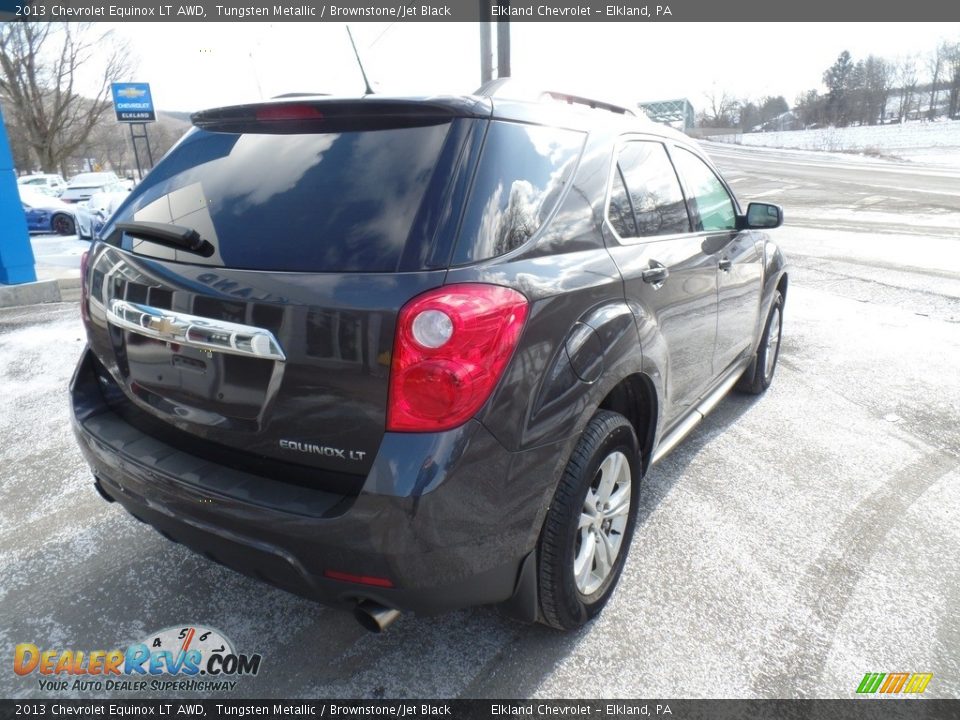 2013 Chevrolet Equinox LT AWD Tungsten Metallic / Brownstone/Jet Black Photo #5